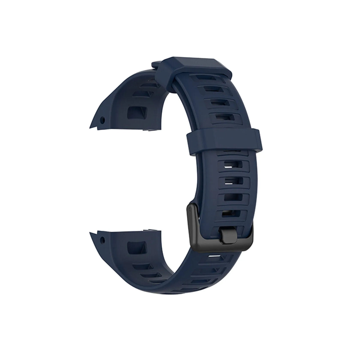 Silicone Strap, dark blue, without a watch, 3/4 front view