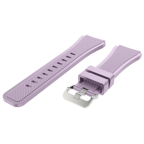 Twill Silicone Strap, without a watch, 3/4 front view