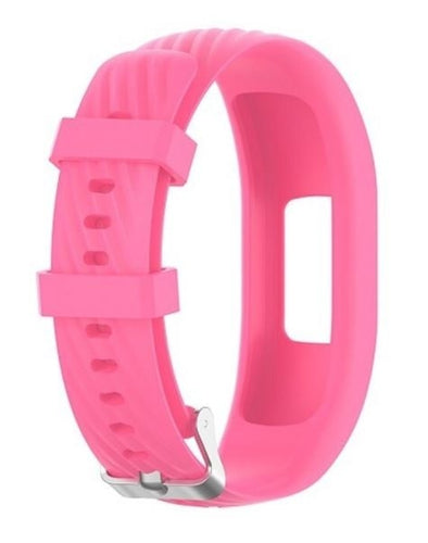 Silicone Strap, pink, without a watch, 3/4 front view