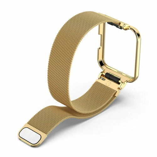 Milanese Strap, gold, without a watch, 3/4 front view