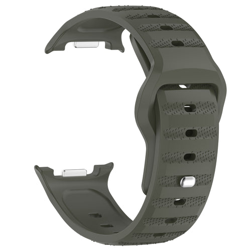 Outdoor Silicone Strap, dark green, without a watch, 3/4 front view