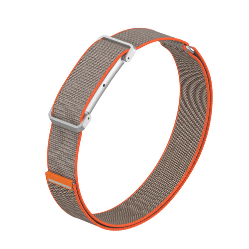 Biceps nylon bracelet Fitbit Air (gris/orange)