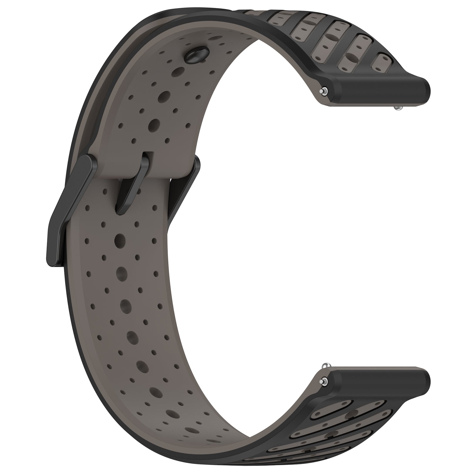 Bracelet silicone à rayures Amazfit Cheetah (Pro) (gris)