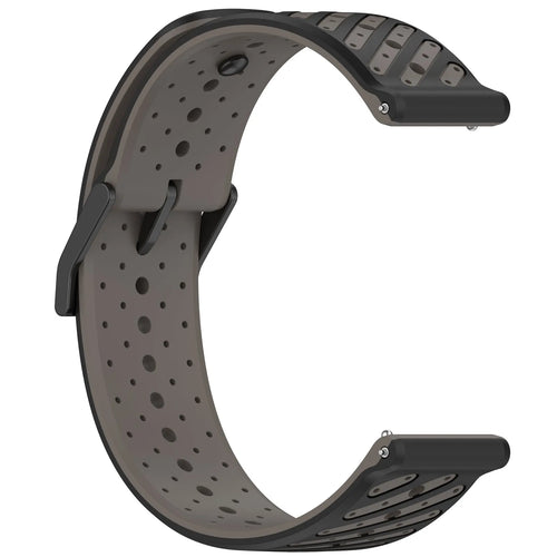 ICE Fit RT 3.0 - 40mm Striped Silicone Strap (Grey)
