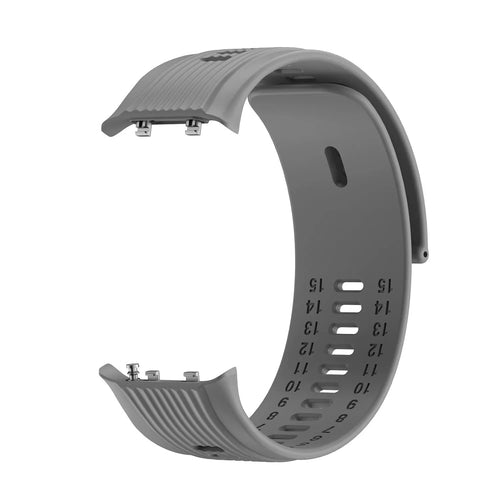Silicone Strap, without a watch, 3/4 front view