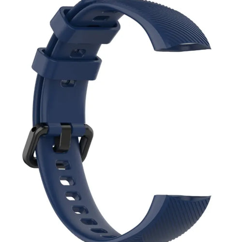 Silicone Strap, dark blue, without a watch, 3/4 front view