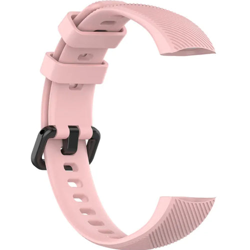 Silicone Strap, pink, without a watch, 3/4 front view