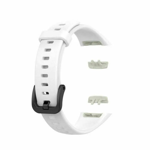 Silicone Strap, white, without a watch, 3/4 front view