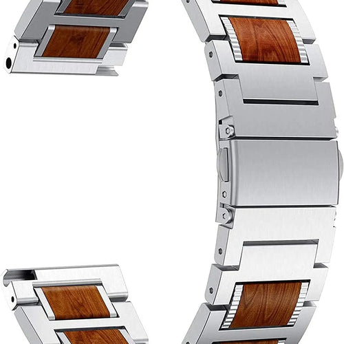 Suunto Vertical Wooden/Steel Strap (Silver)
