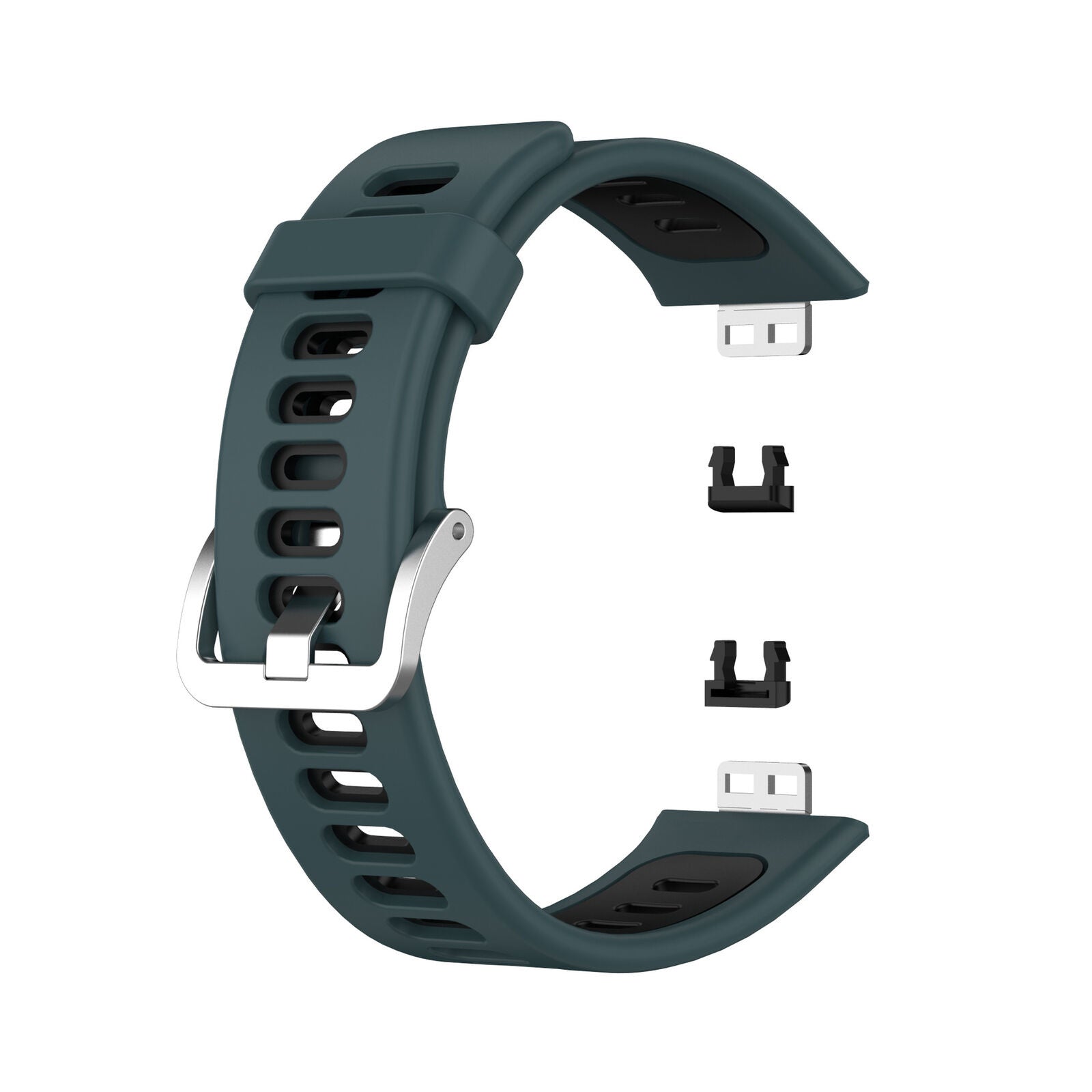 Bracelet sport bouclé Huawei Watch Fit SE (vert/noir)