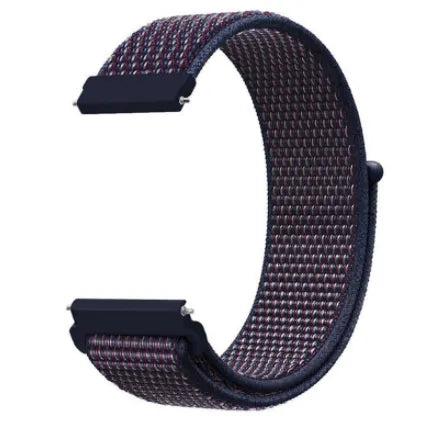 Nylon Strap, indigo blue, without a watch, 3/4 front view