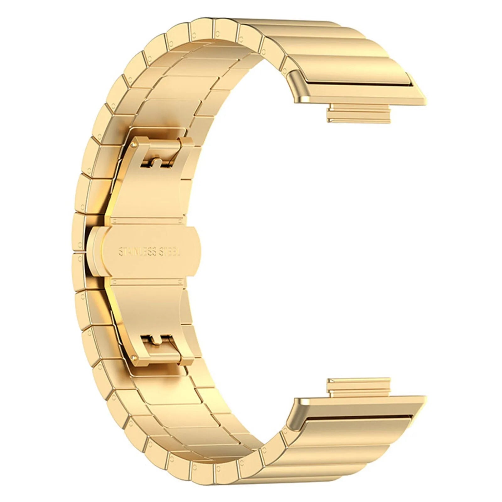 Metal Strap, gold, without a watch, 3/4 front view