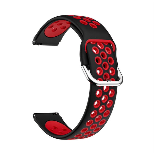 Bracelet sport ID205L (noir/rouge)
