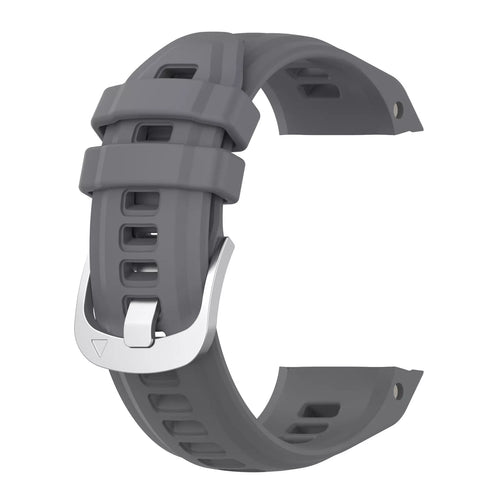 Silicone Strap, dark grey, without a watch, 3/4 front view