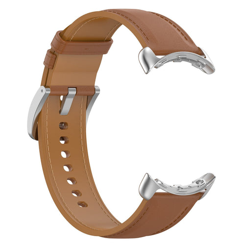 Leather Strap, brown, without a watch, 3/4 front view