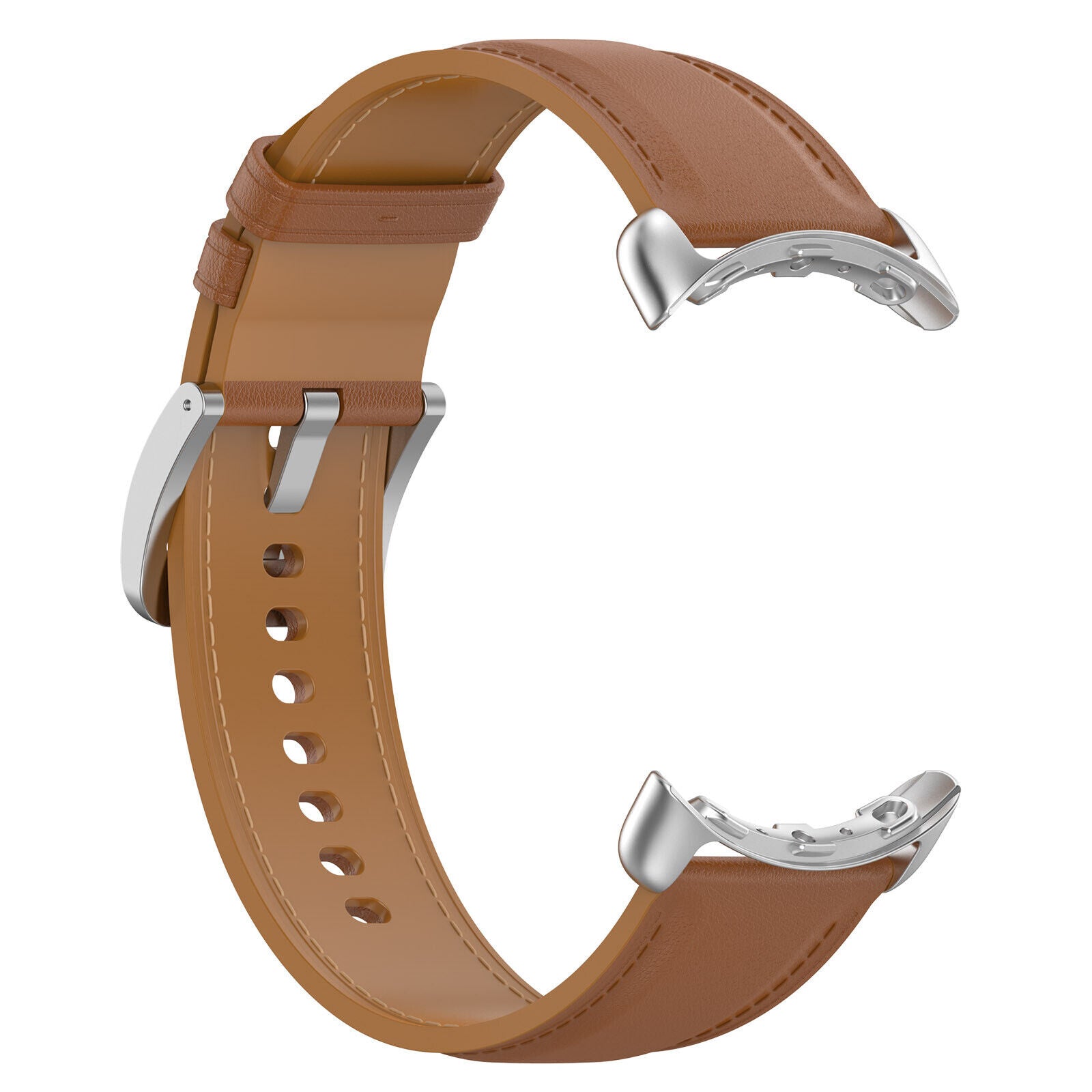 Bracelet cuir Google Pixel Watch 4 - 41mm (marron)