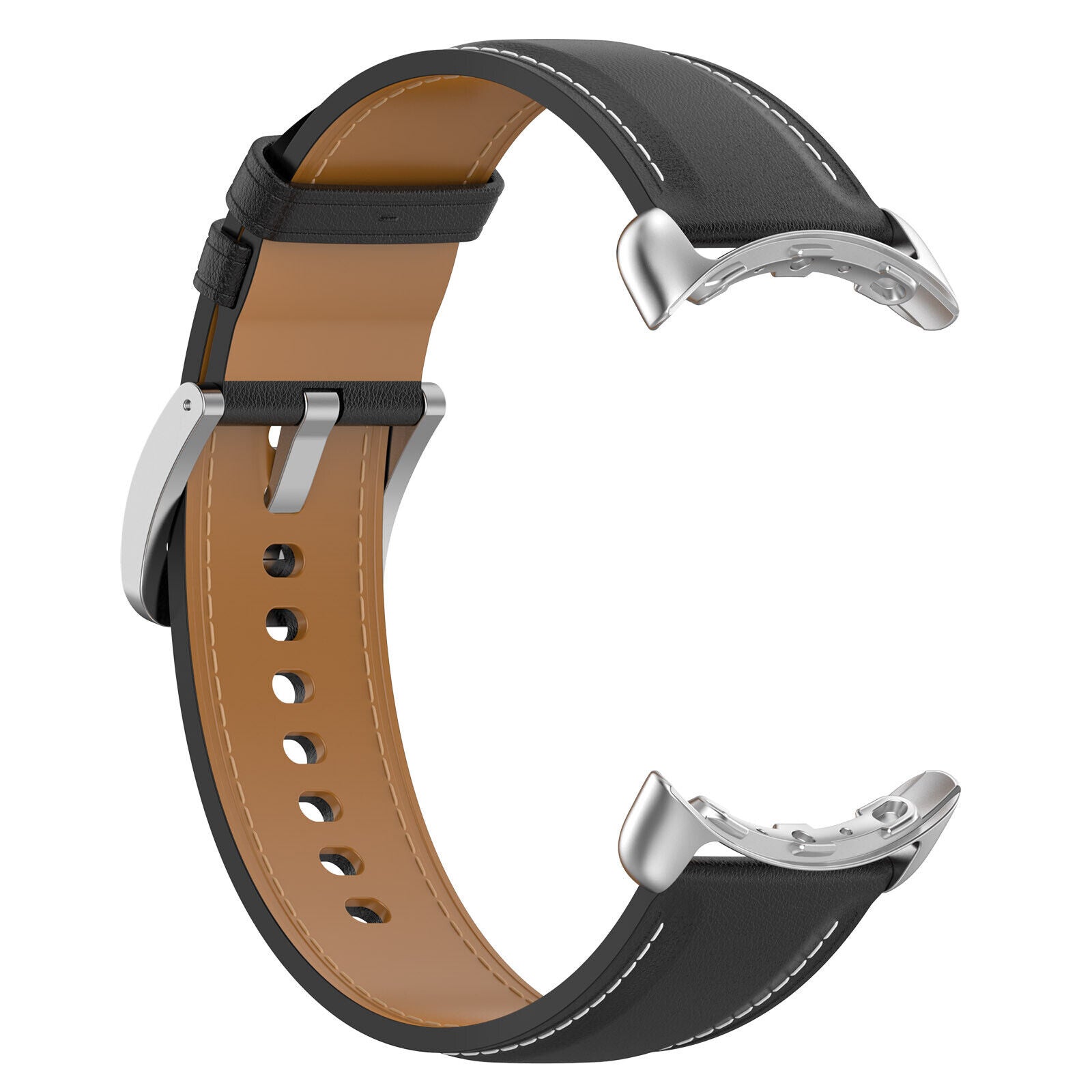Bracelet cuir Google Pixel Watch 4 - 41mm (noir)