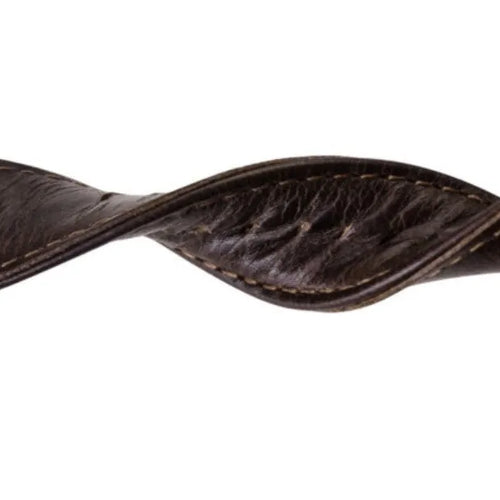 Leather Strap, dark brown, without a watch, 3/4 front view