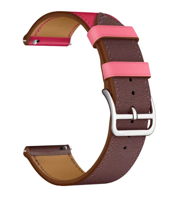Bracelet cuir 'Duo' Gard Pro Health Smartwatch 2 (rose fuchsia/cuivre)