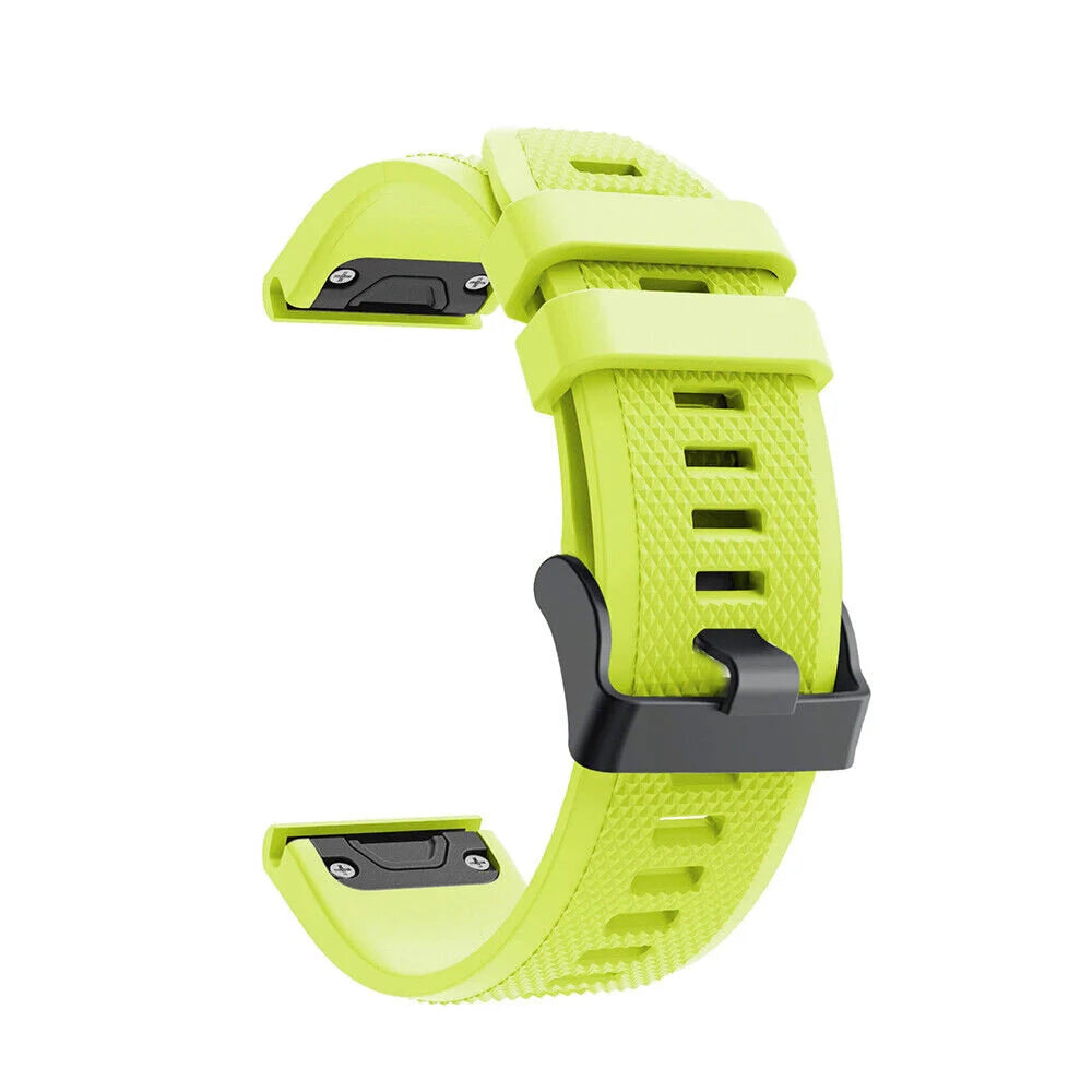 Bracelet silicone Garmin Tactix 8 - 47mm (vert clair)