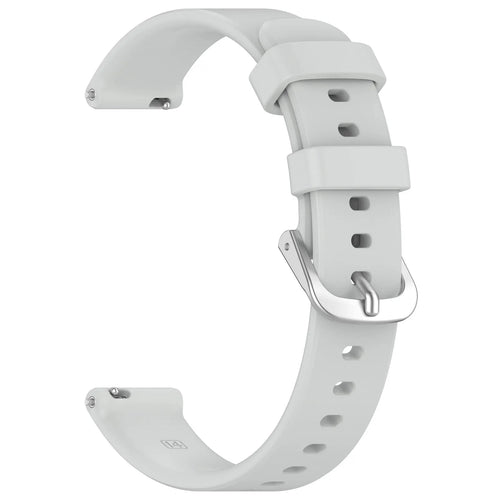 Bracelet silicone classique Pebble Round 2 - 14mm (gris clair)