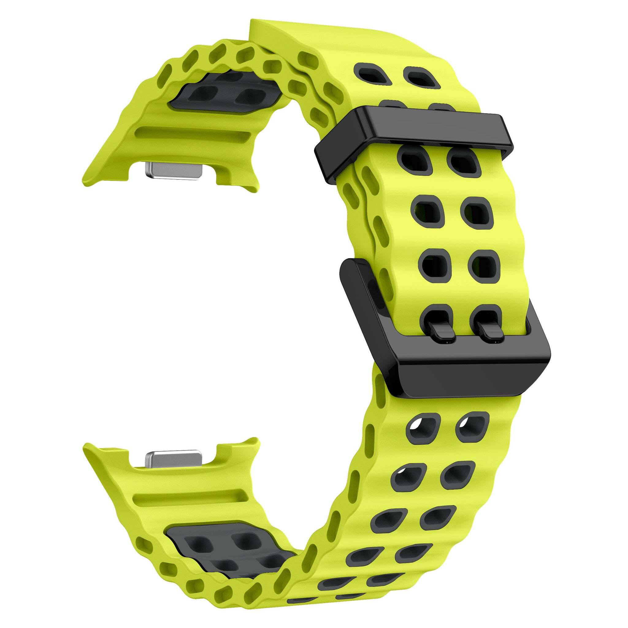Samsung Galaxy Watch 9 - 40mm Ocean Strap (Lime/Dark Grey)