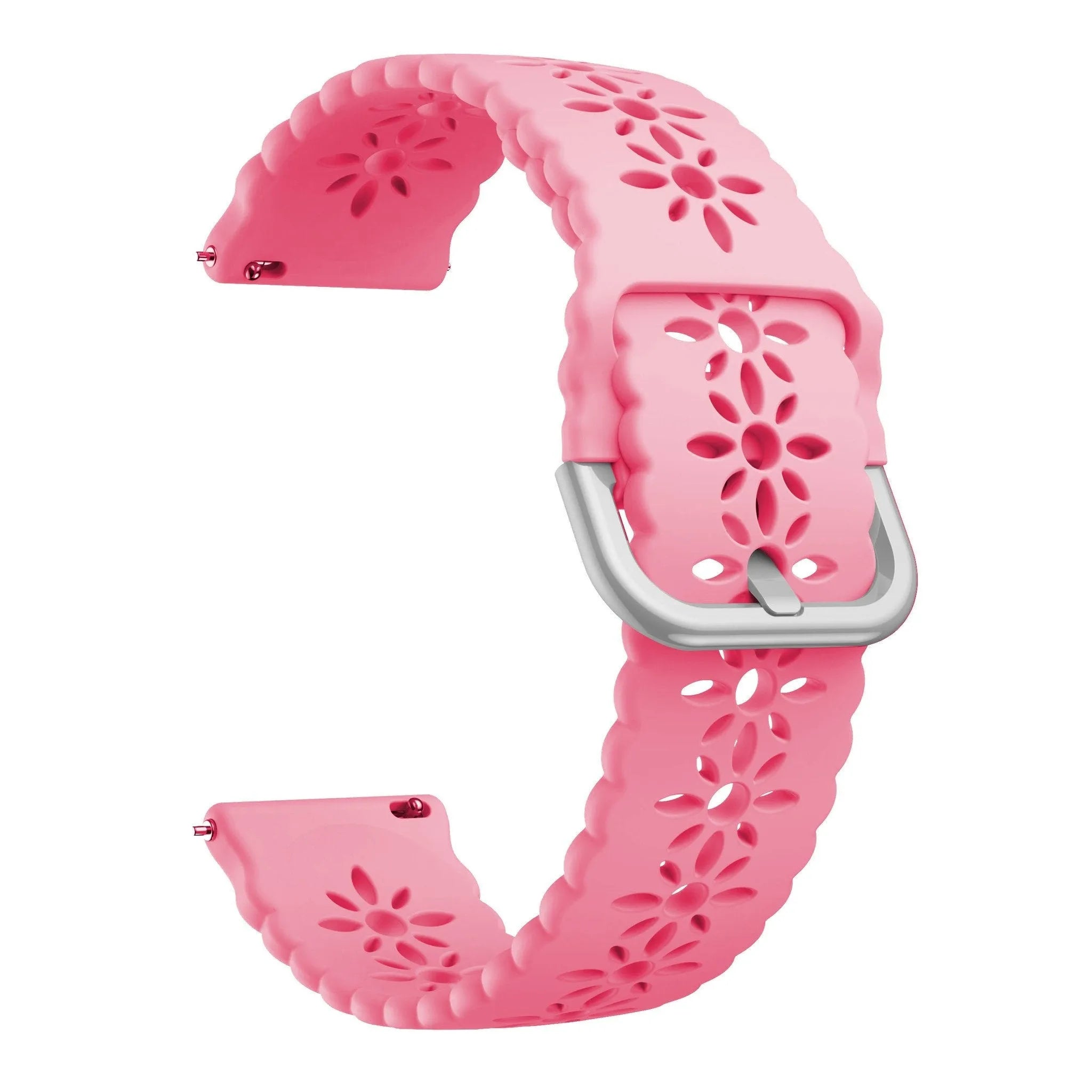 Bracelet de silicone avec relief Amazfit GTR Mini (rose brillante)
