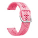 Bracelet silicone à motifs Polar Ignite 3 (rose vif)