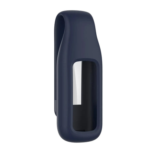 Silicone Clip, dark blue, without a watch, 3/4 front view
