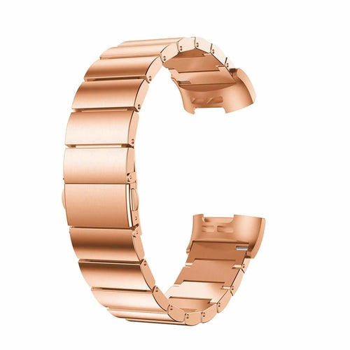 Metal Strap, rose gold, without a watch, 3/4 front view