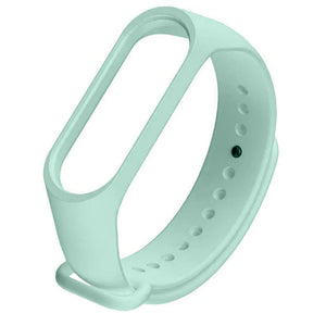 Silicone Strap, light blue, without a watch, 3/4 front view