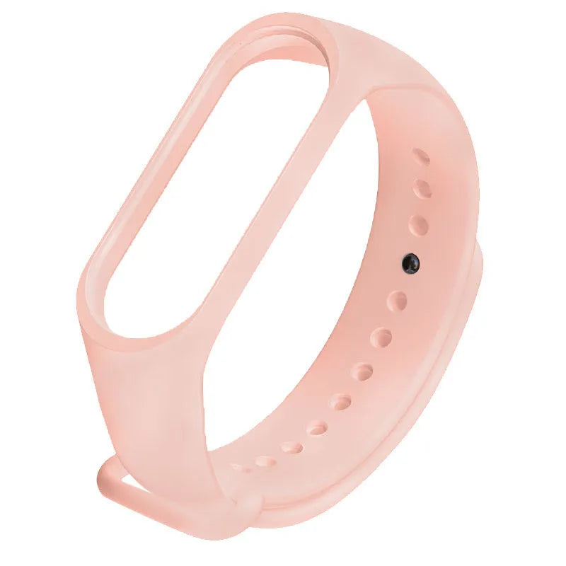 Silicone Strap, light pink, without a watch, 3/4 front view