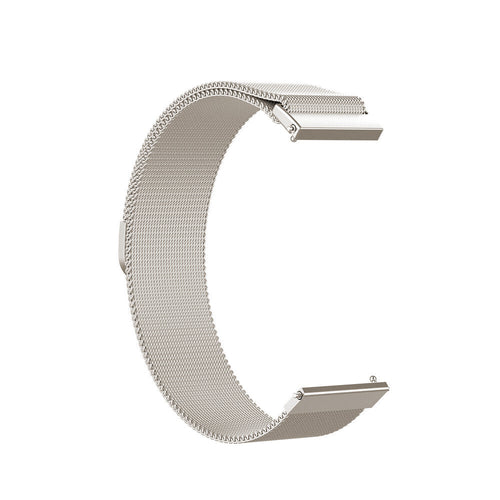 Milanese Strap, starlight, without a watch, 3/4 front view