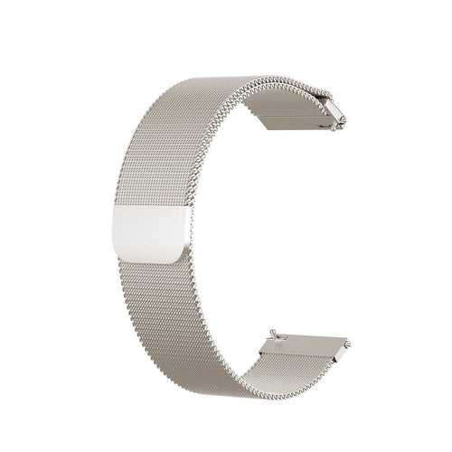 Milanese Strap, starlight, without a watch, 3/4 front view