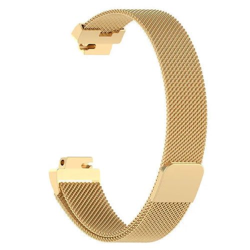 Milanese Strap, gold, without a watch, 3/4 front view