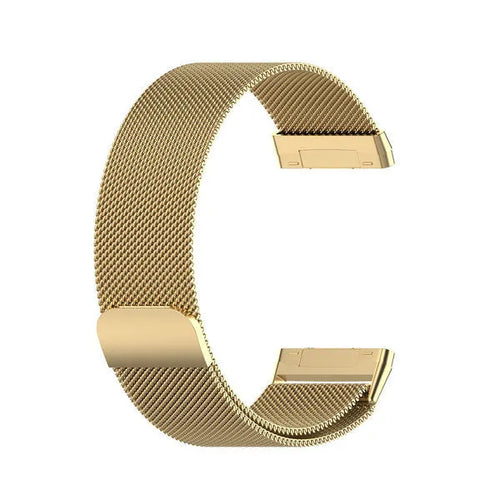 Milanese Strap, gold, without a watch, 3/4 front view