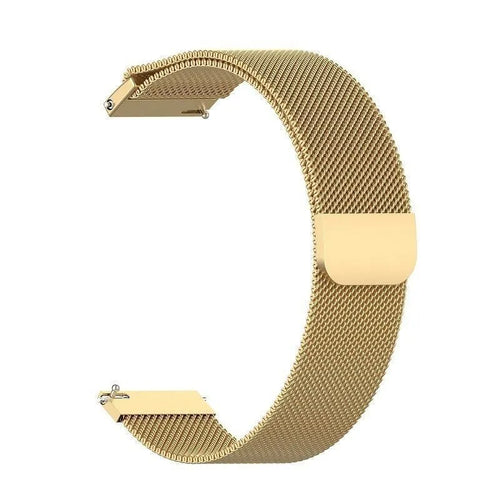 Milanese Strap, gold, without a watch, 3/4 front view