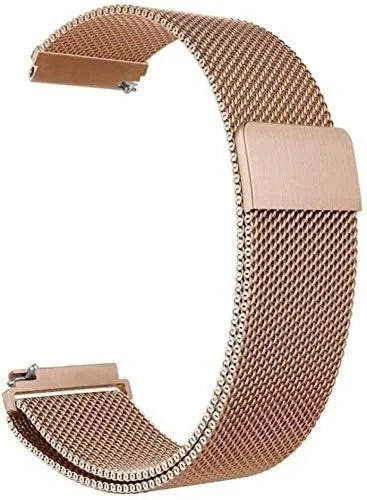 Milanese Strap, rose gold, without a watch, 3/4 front view