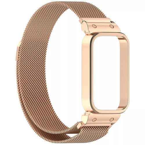 Bracelet Milanais Xiaomi Smart Band 9 Active (or rose)