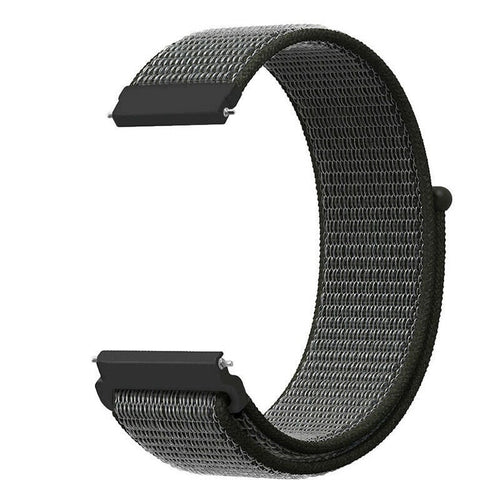 Nylon Strap, green, without a watch, 3/4 front view
