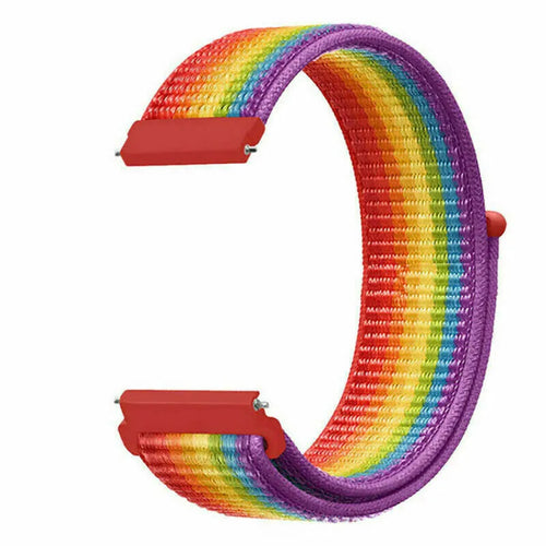 Bracelet nylon OnePlus Watch 3 - 46mm (arc-en-ciel)