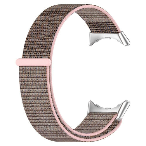 Nylon Strap, pink, without a watch, 3/4 front view