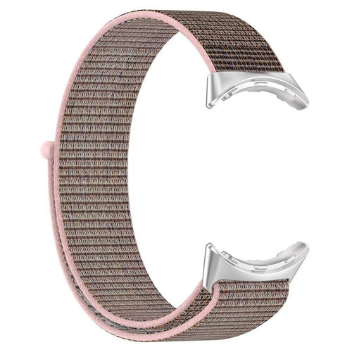 Nylon Strap, pink, without a watch, 3/4 front view