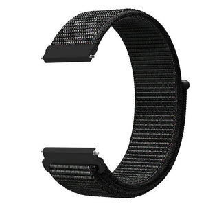 Nylon Strap, black, without a watch, 3/4 front view