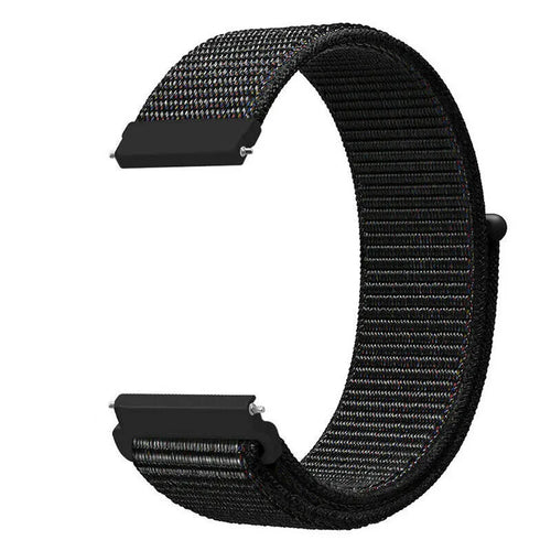 Nylon Strap, black, without a watch, 3/4 front view