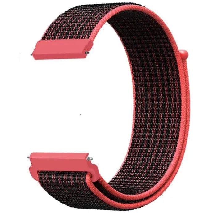 Bracelet nylon Xiaomi Watch 2 Pro (noir/corail)