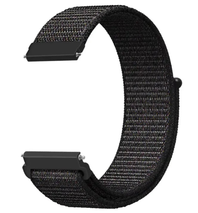 Bracelet nylon Fossil Gen 4 Explorist HR (noir)