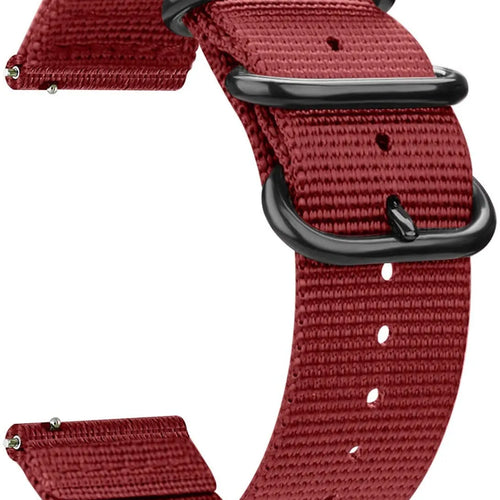 Amazfit GTS 4 Nylon Buckle Strap (Red)