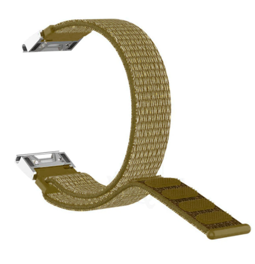 Bracelet nylon Garmin Fenix 7x (vert olive)