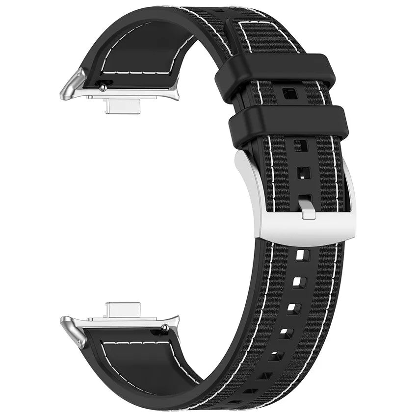 Bracelet nylon hybride Xiaomi Smart Band 9 Pro (noir)